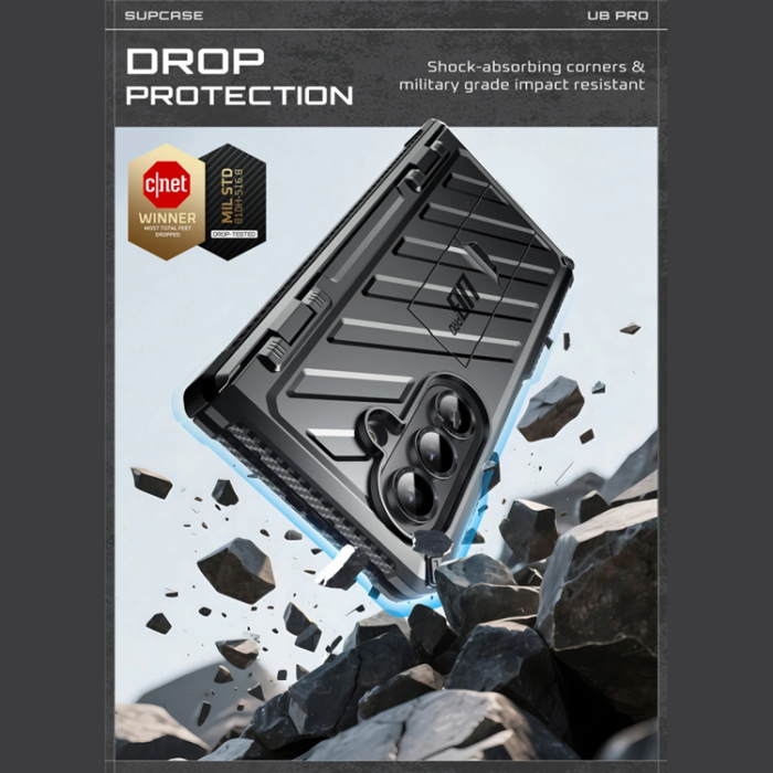 SupCase - SupCase Mobilskal För Galaxy Z Fold 7 Unicorn Beetle Pro - Svart