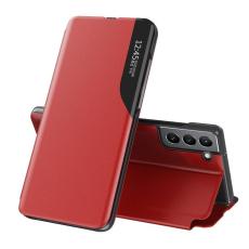 OEM - Eco Läder View Fodral Galaxy S22 Plus - Röd