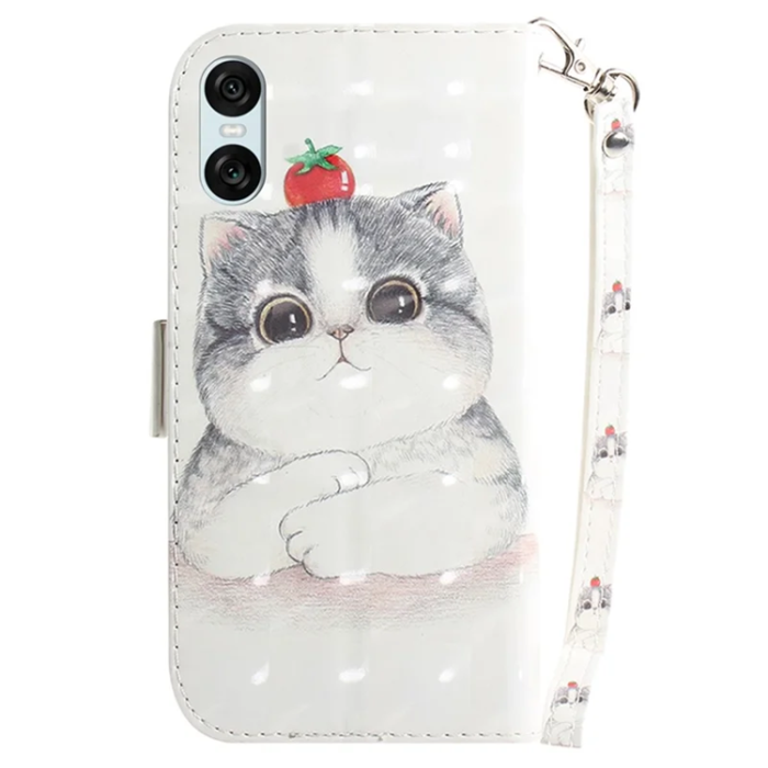A-One Brand - Sony Xperia 10 VI Plånboksfodral 3D Pattern - Cat