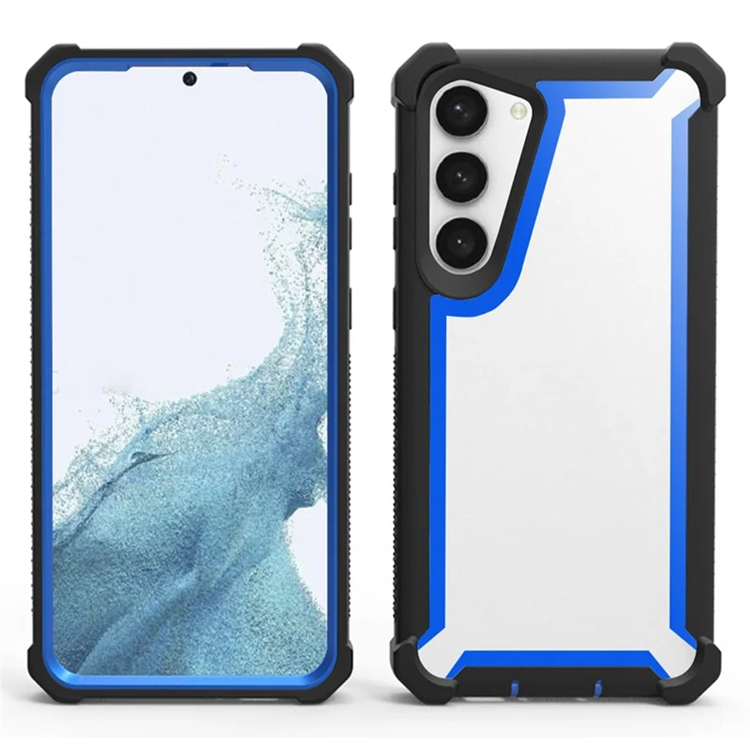 Galaxy S23 Plus Mobilskal TPU + PC Shockproof - Blå (Svart/Blå) | 2353 | AlltMobil
