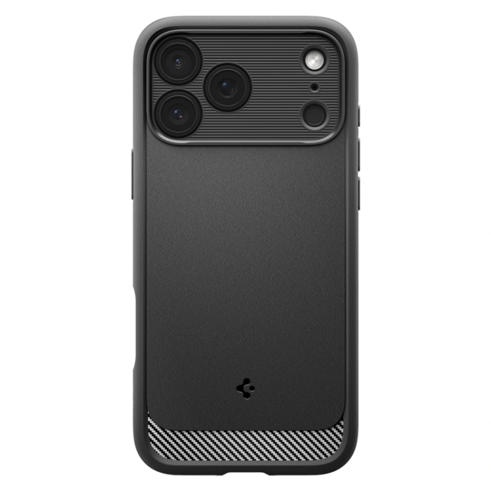 Spigen - Spigen iPhone 17 Pro Mobilskal Magsafe Rugged Armor - Matte Svart