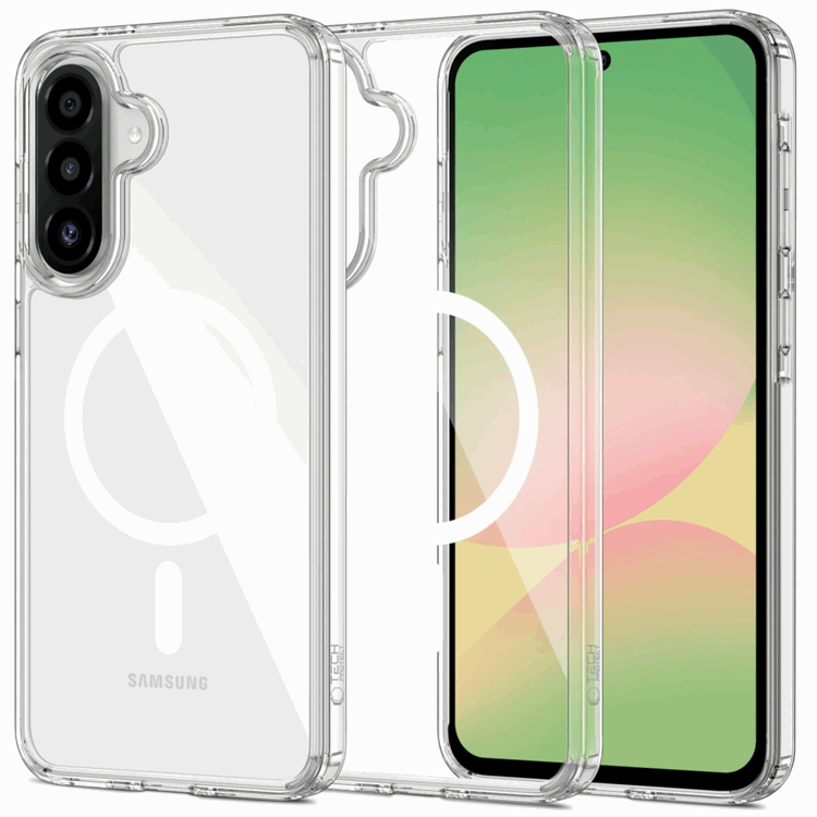 Tech-Protect Galaxy A56 5G Mobilskal Magsafe Flexair Hybrid - Clear | 2353 | AlltMobil