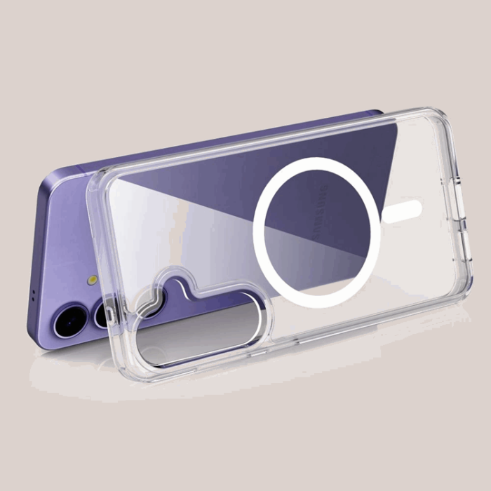 Tech-Protect - Tech-Protect Galaxy A56 5G Mobilskal Magsafe Flexair Hybrid - Clear