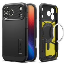 Spigen - Spigen iPhone 17 Pro Mobilskal Magsafe Tough Armor - Svart