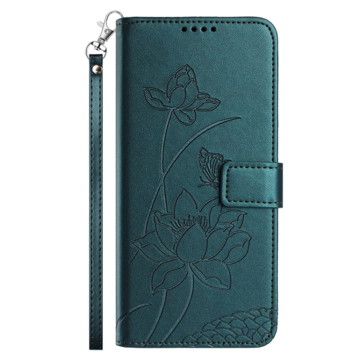 A-One Brand - Sony Xperia 10 VII Plånboksfodral Lotus Imprint - Mörkgrön