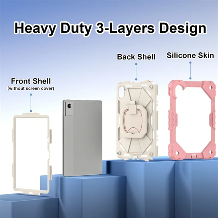 A-One Brand - Lenovo M11/Idea Tab Mobilskal Silikon Kickstand