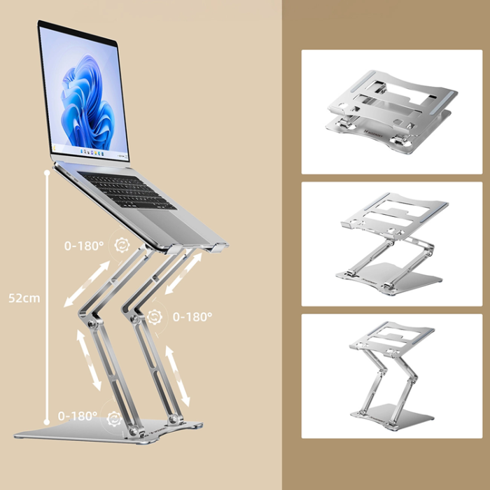 Wozinsky - Wozinsky Ställ För Bärbar Dator Aluminium - Silver