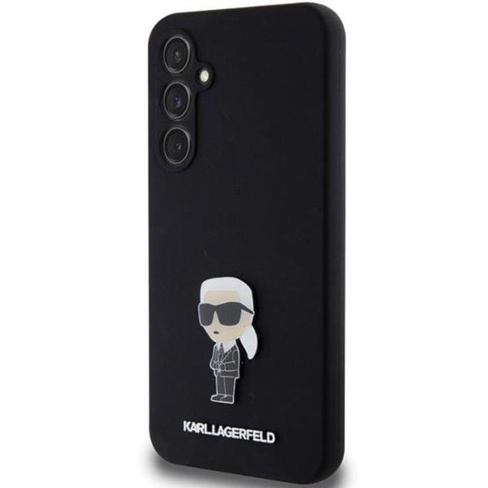 KARL LAGERFELD - Karl Lagerfeld Galaxy S23 FE Mobilskal Silikon Ikonik Metal Pin