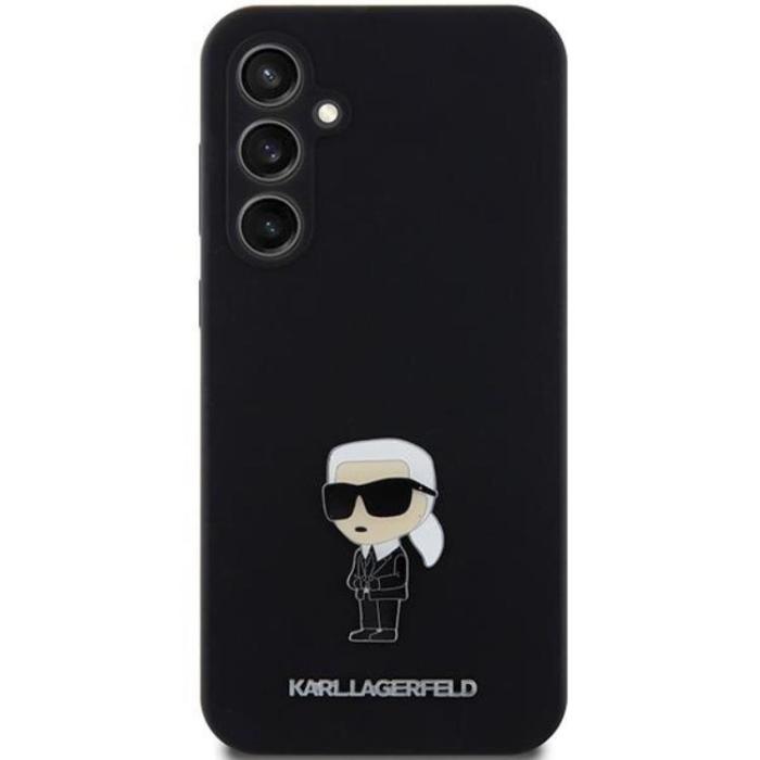 KARL LAGERFELD - Karl Lagerfeld Galaxy S23 FE Mobilskal Silikon Ikonik Metal Pin