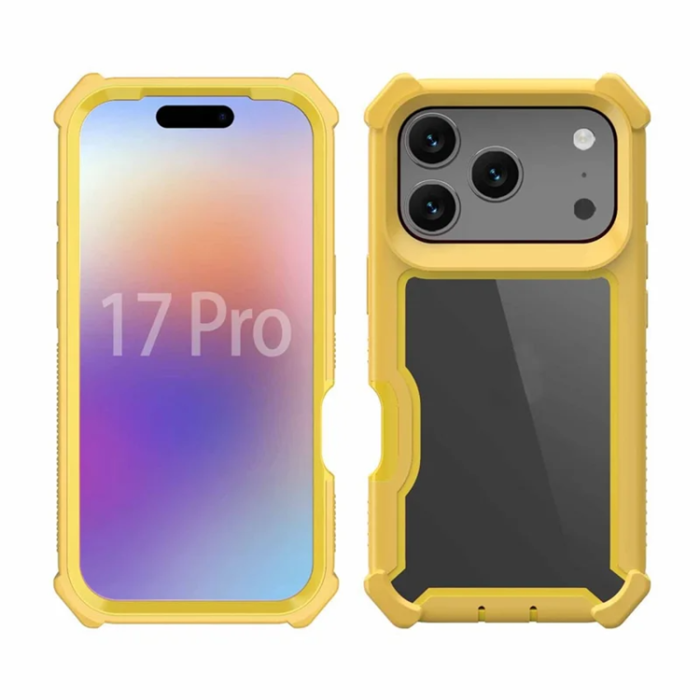 A-One Brand - iPhone 17 Pro Mobilskal TPU + PC Shockproof - Guld