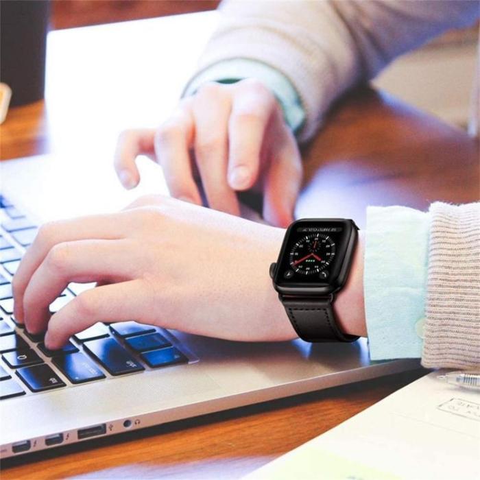 Tech-Protect - Tech-Protect Galaxy Watch Ultra (47mm) Armband LäderFit - Brun