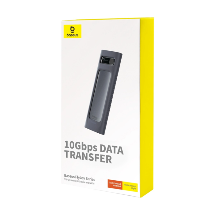 BASEUS - Baseus SSD bay M.2 NVMe / M.2 SATA 10 Gb/s - Grå