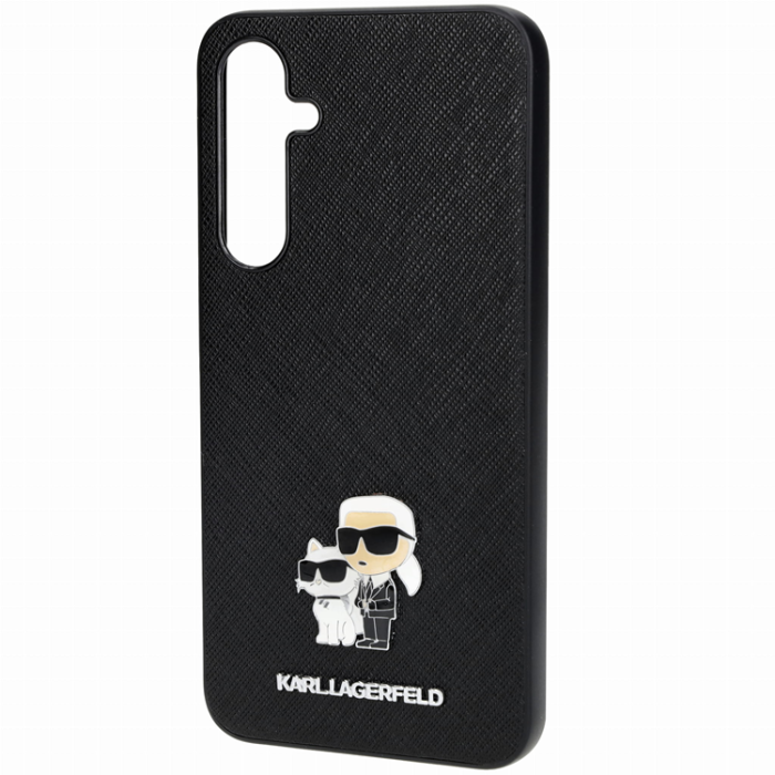 KARL LAGERFELD - Karl Lagerfeld Galaxy A35 Mobilskal Saffiano Karl&Choupette Pin