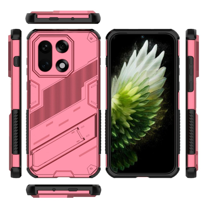 A-One Brand - OnePlus 15 Mobilskal PC + TPU Shockproof Kickstand - Rosa