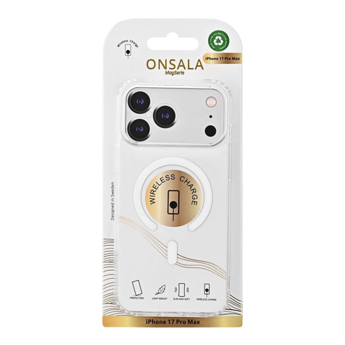 Onsala - ONSALA iPhone 17 Pro Max Mobilskal MagSafe - Transparent