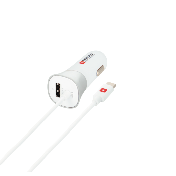 UTGATT1 - SKross USB-Billaddare med Typ-C-Kabel 2.0