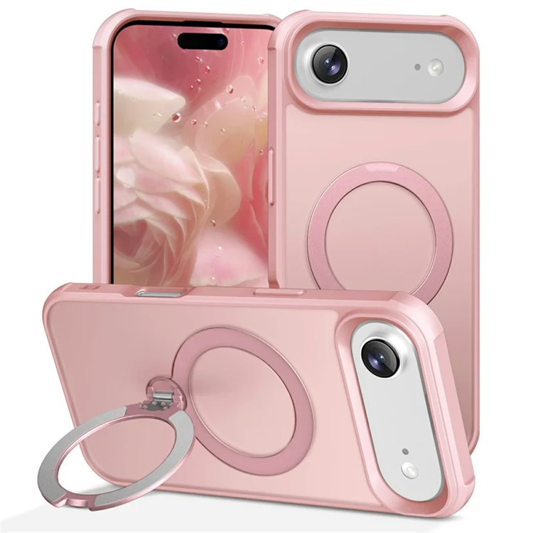iPhone Air Mobilskal MagSafe Kickstand TPU + PC - Rosa | 2353 | AlltMobil