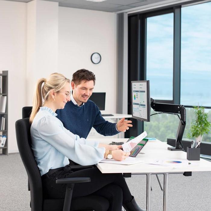 Hama - Hama Monitorfäste Performer För En Monitor - Dynamisk Svart