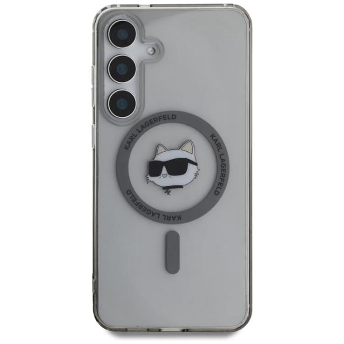 KARL LAGERFELD - Karl Lagerfeld Galaxy S25 Mobilskal MagSafe Choupette Printed Logo - Svart