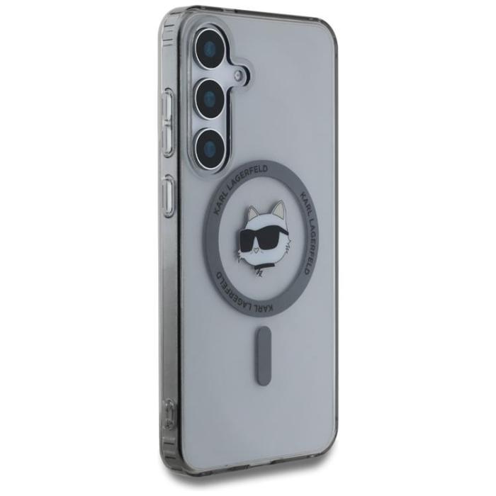 KARL LAGERFELD - Karl Lagerfeld Galaxy S25 Mobilskal MagSafe Choupette Printed Logo - Svart