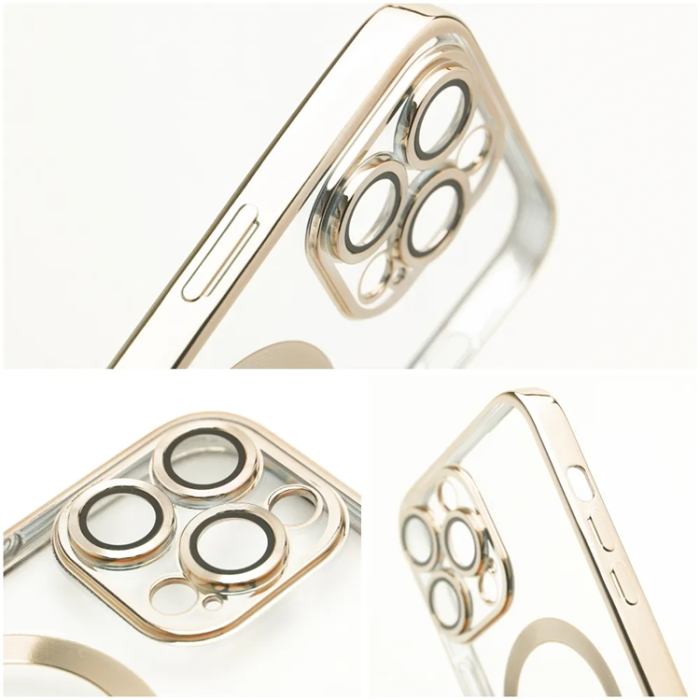 A-One Brand - Galaxy S25 Edge Mobilskal Magsafe Electro Mag - Guld