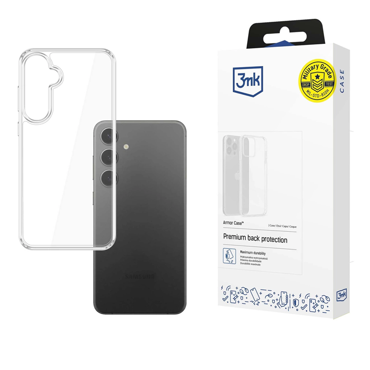 3MK Mobilskal till Galaxy S25 Plus Armor - Transparent | 2353 | AlltMobil