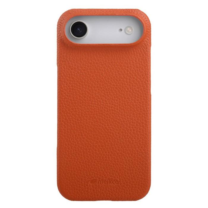 Melkco - MELKCO Mobilskal till iPhone Air Äkta Läder PC MagSafe - Orange