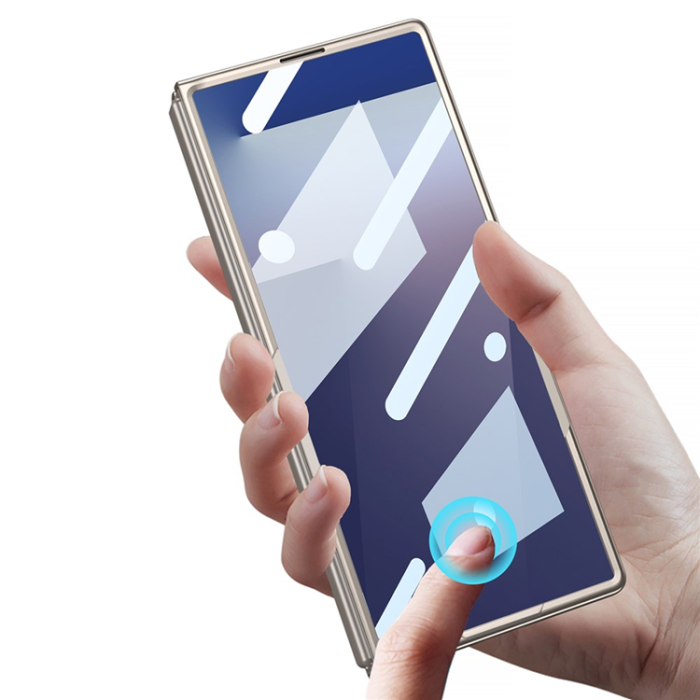 GKK - GKK Galaxy Z Fold 7 Mobilskal Med Härdat glas Anti-Scratch