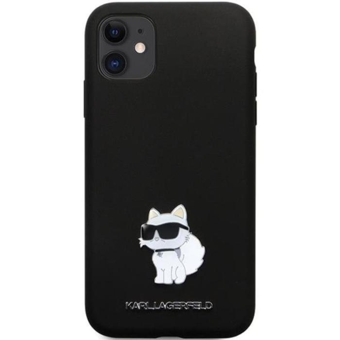 KARL LAGERFELD - KARL LAGERFELD iPhone 11/XR Mobilskal Silikon C Metal Pin