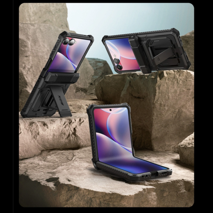 SupCase - SupCase Galaxy Z Flip 7 Mobilskal IBLSN Armor Box - Svart