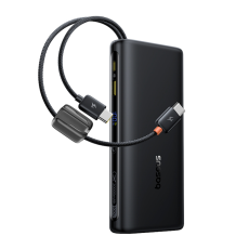 BASEUS - Baseus Powerbank 20000mAh Dual USB-C Kable 100W - Svart