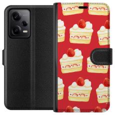 iSecrets - Pl&aring;nboksfodral till Xiaomi Redmi Note 12 Pro med T&aring;rta