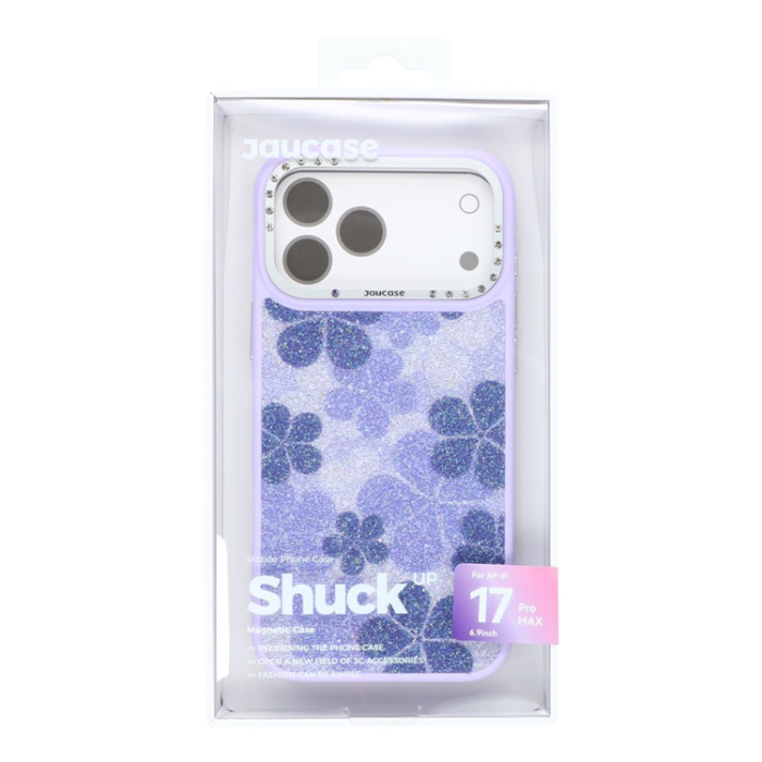 JAUCASE - JAUCASE iPhone 17 Pro MagSafe Mobilskal Flower - Lila