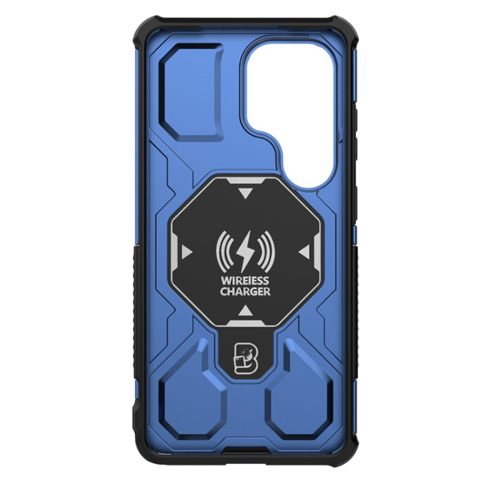 A-One Brand - Galaxy S26 Ultra Mobilskal Rotating Metal Kickstand - Mörkblå