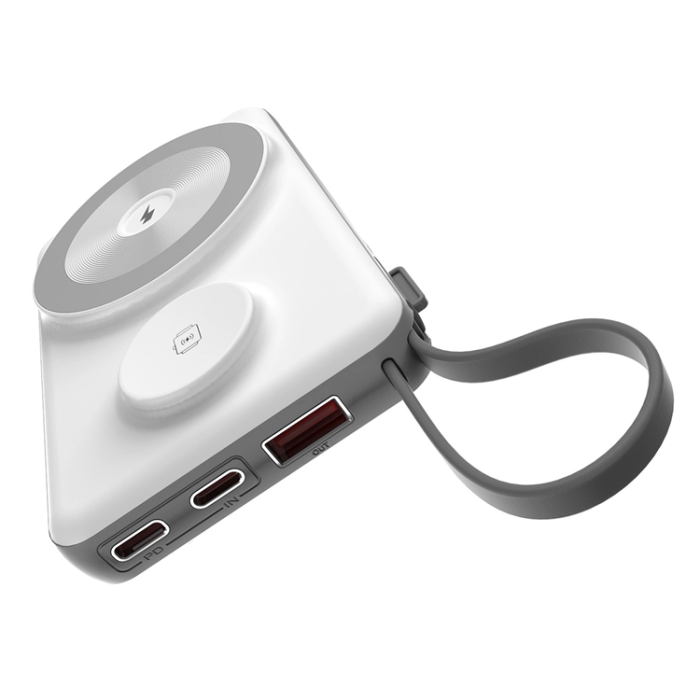 Choetech - Choetech MagSafe Powerbank 10000mAh med Trådlös Laddare för Apple Watch/iPhone
