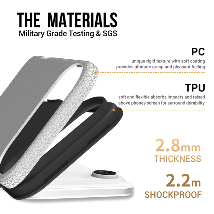 A-One Brand - iPhone 17 Air Mobilskal MagSafe Protective TPU+PC - Silver