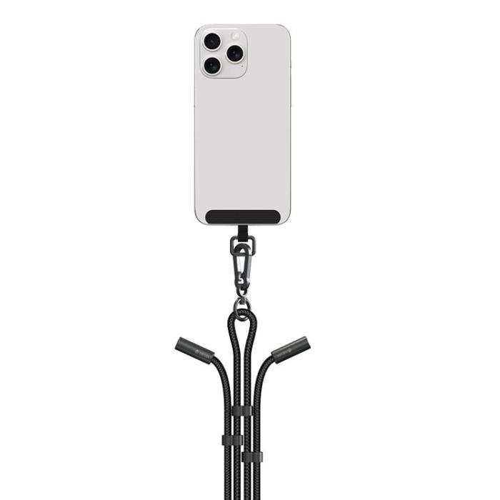 Devia - Devia 2in1 USB-C Till USB-C 60W Kabel 1.6m Snodd - Svart