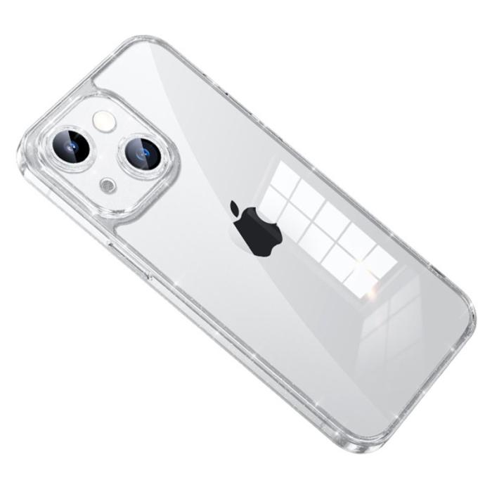 SULADA - SULADA Mobilskal till iPhone 14 Plus TPU Ram Tempererat Glas Transparent
