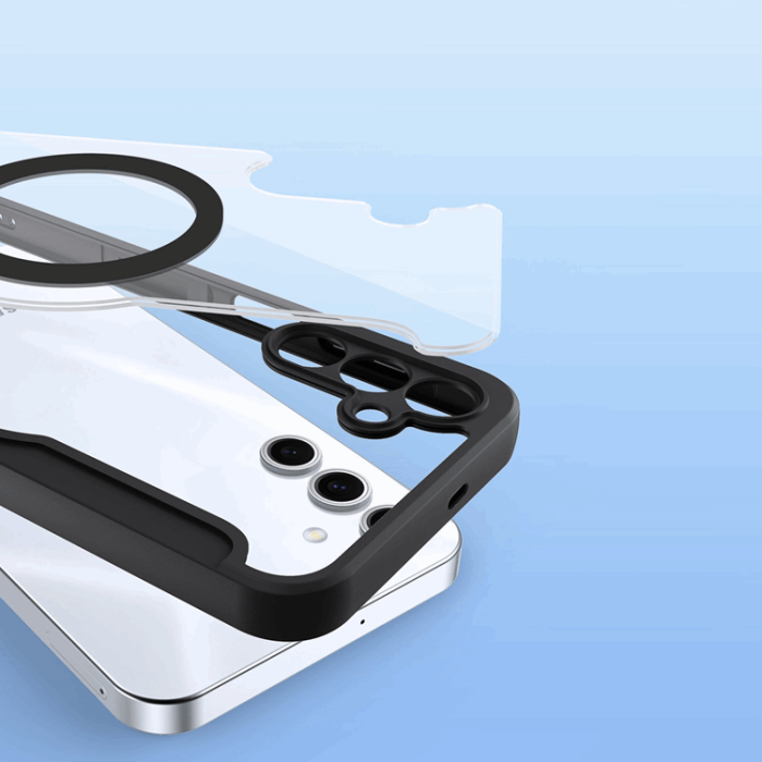 Dux Ducis - Dux Ducis Galaxy S25 Plånboksfodral MagSafe Skin X Pro - Svart
