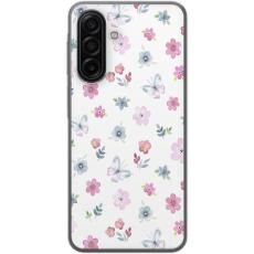 iSecrets - Mobilskal till Samsung Galaxy A17 5G med Blommor och fj&auml;rillar