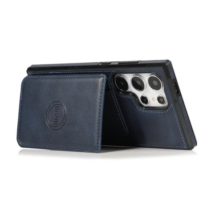 OEM - Mobilfodral för Samsung Galaxy S26 Ultra Kickstand Kortfack - Blå