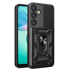 OEM - Mobilskal f&ouml;r Samsung Galaxy S26 Plus PC + TPU Kickstand - Svart
