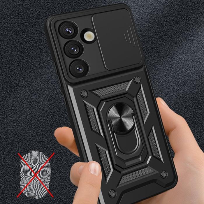 OEM - Mobilskal för Samsung Galaxy S26 Plus PC + TPU Kickstand - Roséguld