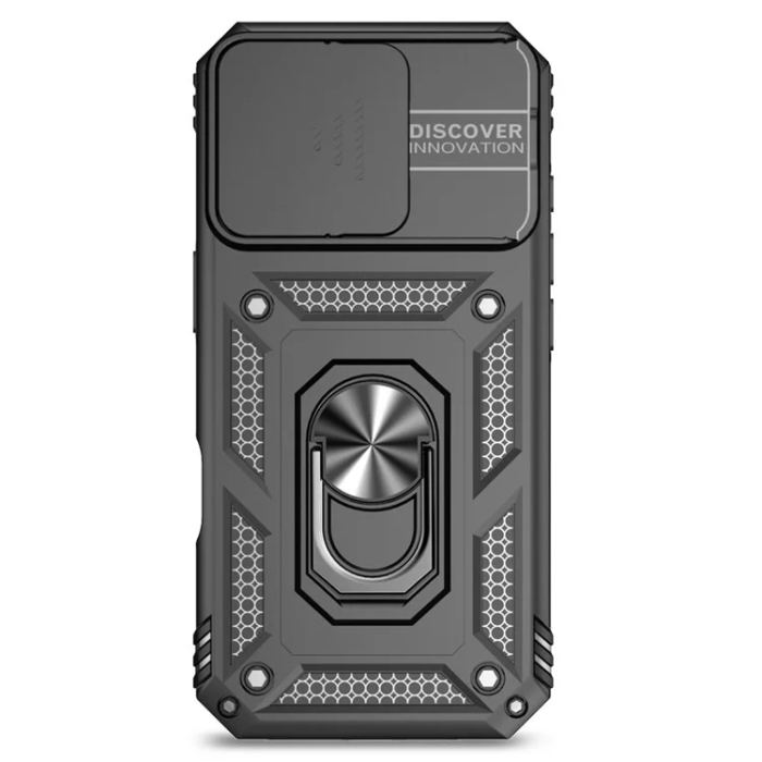 OEM - iPhone 16 Pro Max Mobilskal Defender Slide - Svart