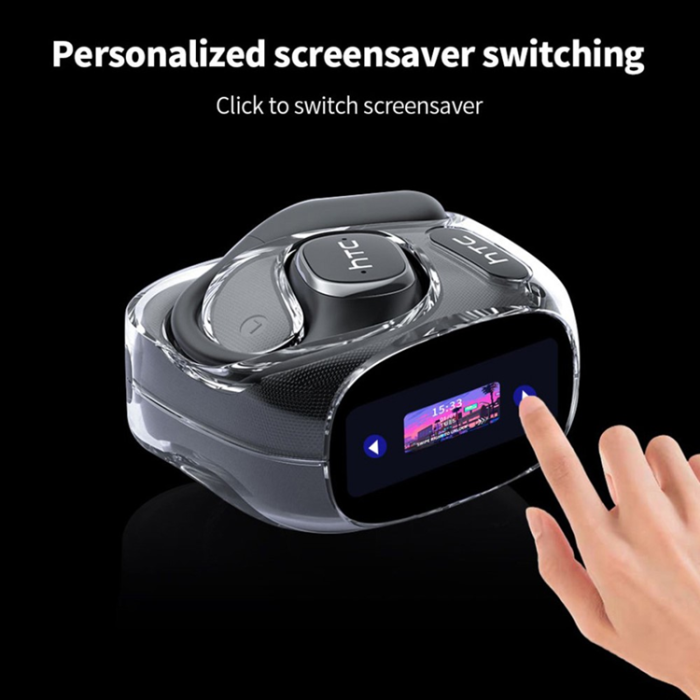 HTC - HTC Trådlösa Bluetooth Hörlurar med LCD-skärm On-Ear Smart NE11