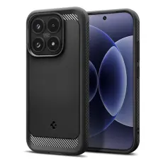 Spigen - Spigen Mobilskal till Xiaomi 17 Rugged Armor - Matt Svart