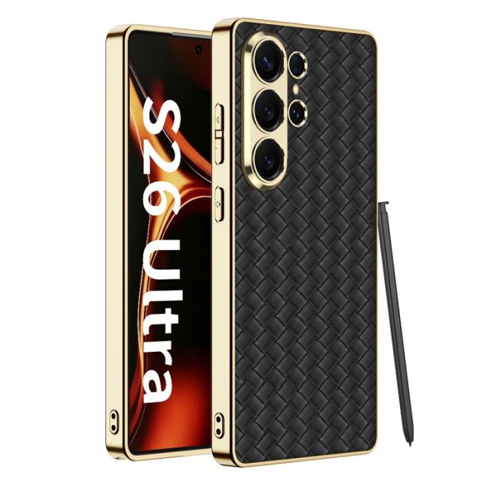 GKK - GKK Mobilskal för Samsung Galaxy S26 Ultra PU + TPU + PC - Svart
