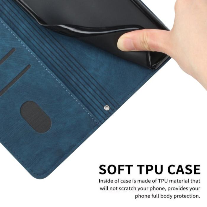 OEM - Mobilskal för Samsung Galaxy S26 Kickstand Konstläder - Safir