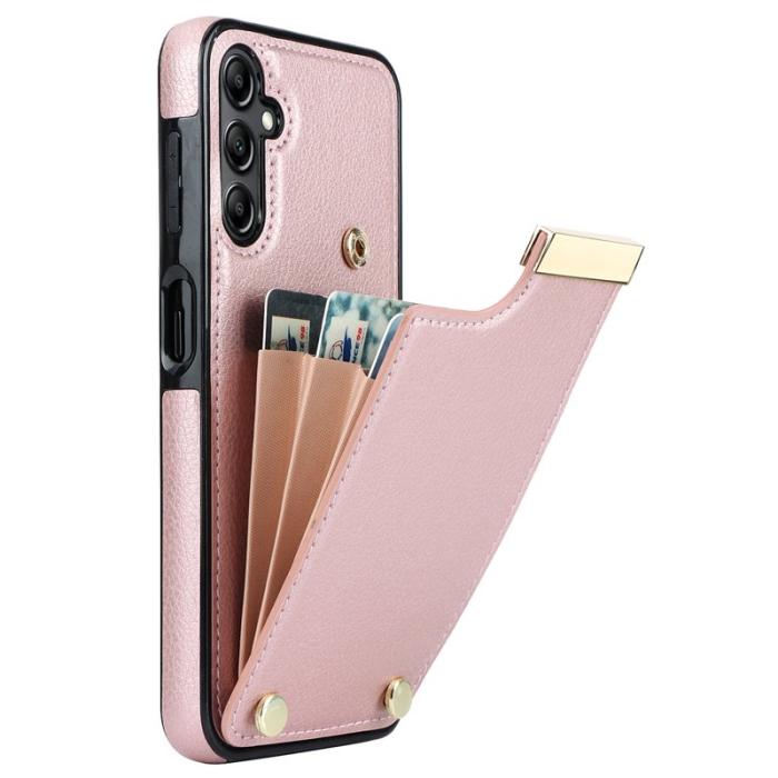 OEM - Mobilskal för Samsung Galaxy S26 TPU + Konstläder - Roséguld