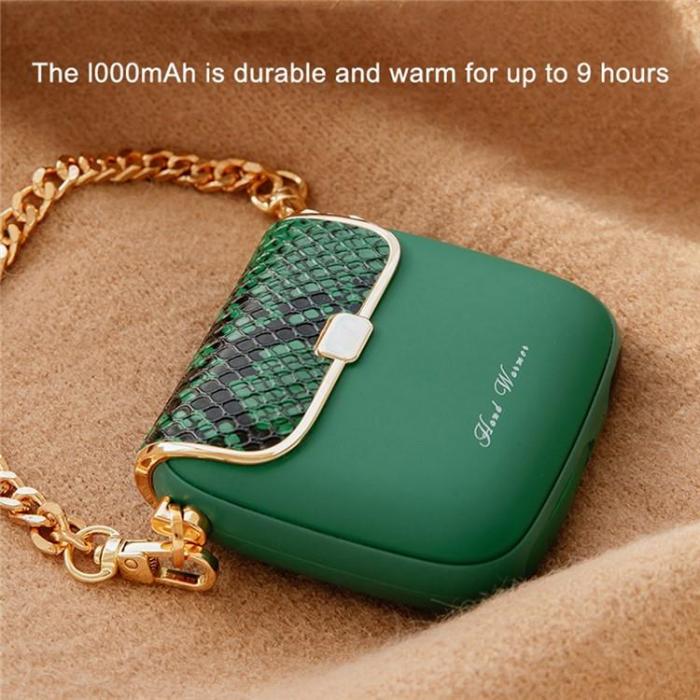 OEM - Powerbank 10000mAh QW-N218 Mini Kvinnor Handväska - Grön